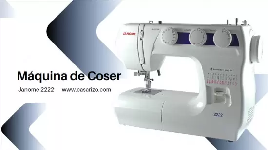 $ 6.200 Máquinas de coser Janome mod. 2222 *Envío gratis a todo México